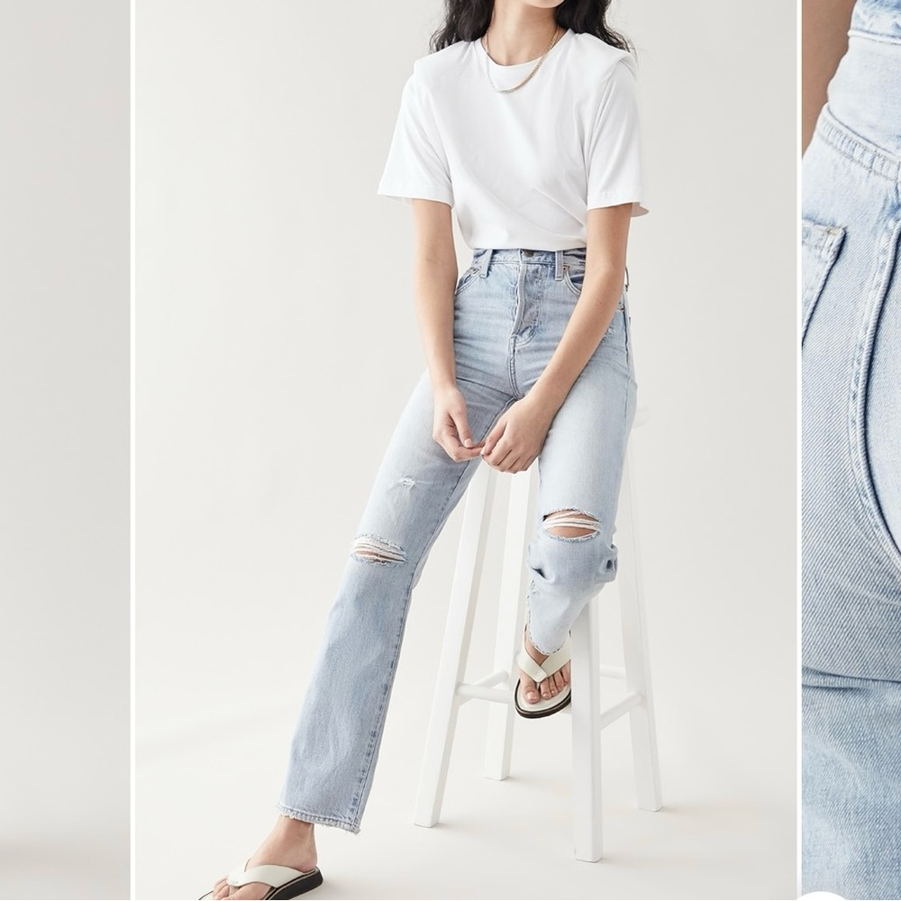 Pistola Super High-rise Straight jeans